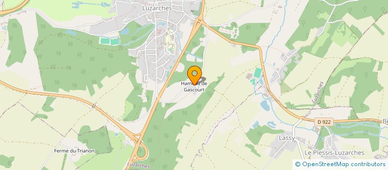 localisation de l'entreprise SCI GATSEAU à LUZARCHES