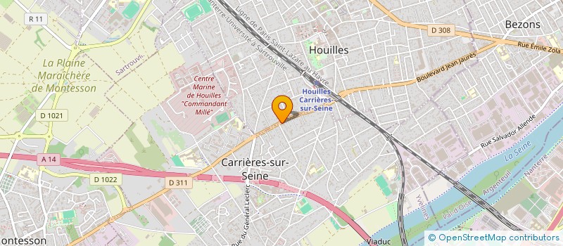 localisation de l'entreprise SCI GATT  CARRIERES-SUR-SEINE