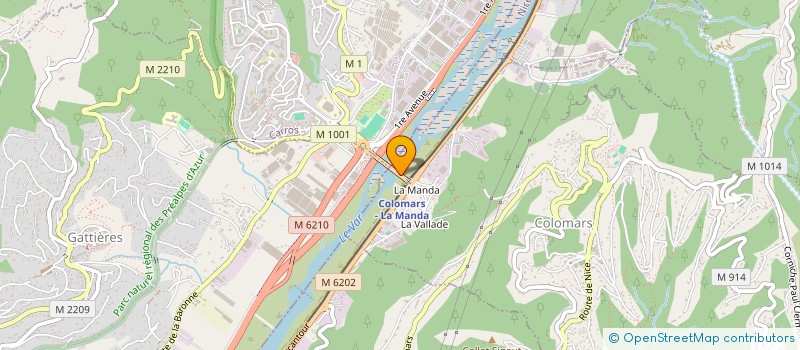 localisation de l'entreprise SCI GATTIEROISE  COLOMARS