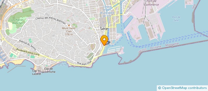 localisation de l'entreprise SCI GATTO  SETE