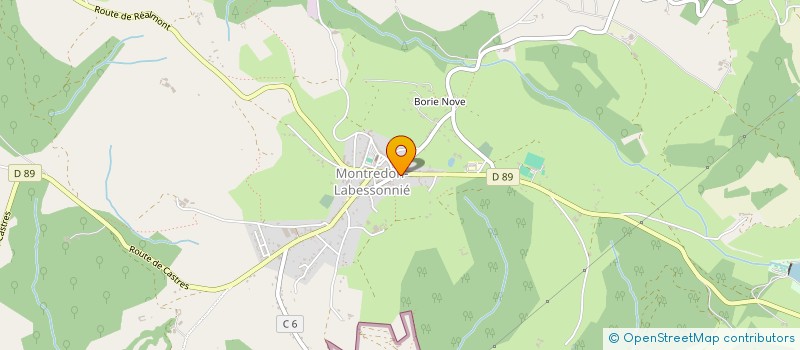 localisation de l'entreprise SCI GAU  MONTREDON-LABESSONNIE