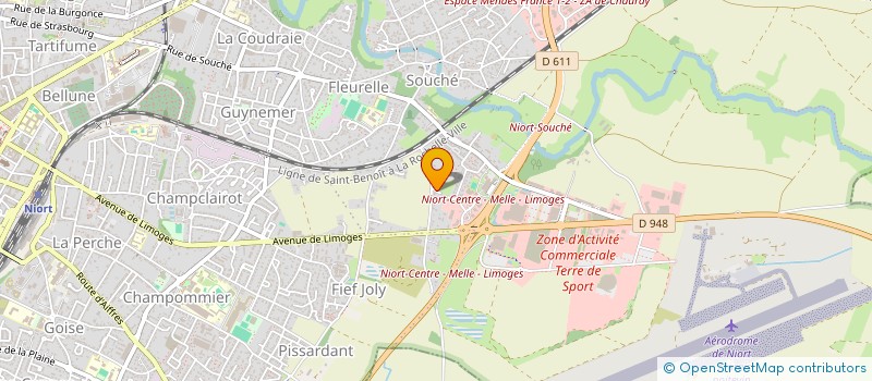 localisation de l'entreprise SCI GAUBARD IMMOBILIER à NIORT