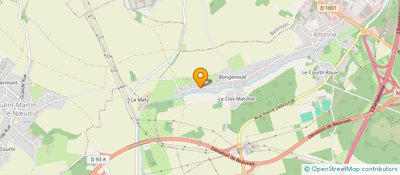 localisation de l'entreprise SCI GAUBAS SAINTE THERESE  ALLONNE