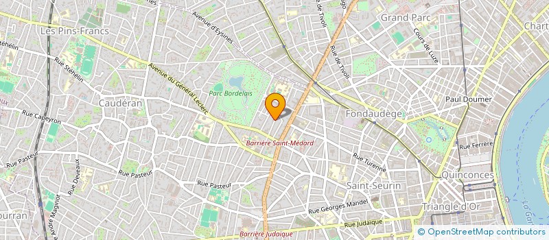 localisation de l'entreprise SCI GAUBE  BORDEAUX