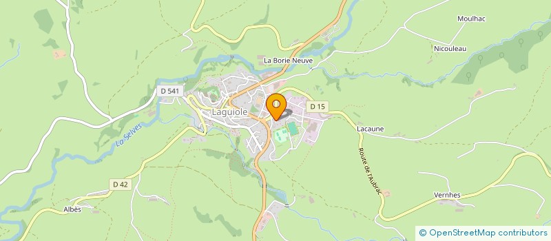 localisation de l'entreprise SCI GAUBERT BOULET GELY  MONTPEYROUX