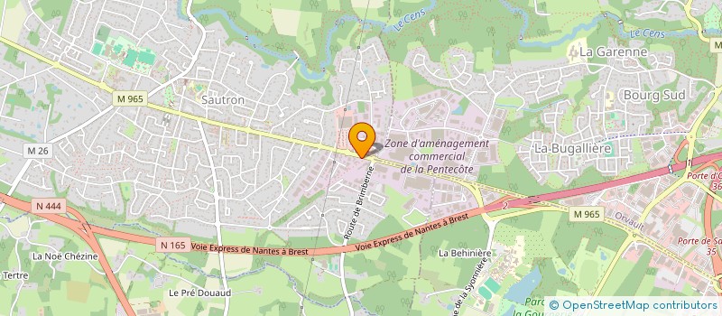 localisation de l'entreprise SCI GAUBY-LE GALL à SAUTRON