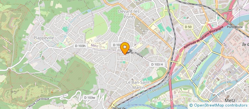 localisation de l'entreprise SCI GAUDARD à LE BAN-SAINT-MARTIN
