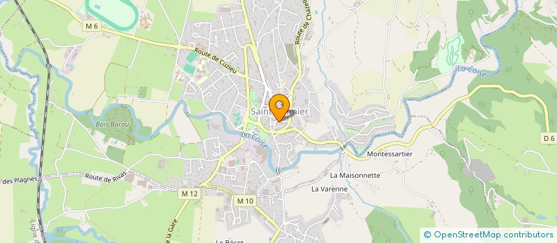 localisation de l'entreprise SCI GAUDAU IMMO  SAINT-GALMIER