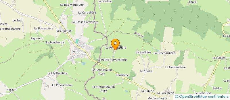 localisation de l'entreprise SCI GAUDES  LA CROIXILLE