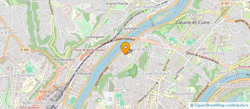 localisation de l'entreprise SCI GAUDESCHOUX  CALUIRE-ET-CUIRE