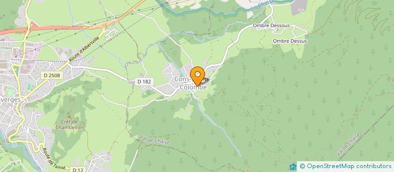 localisation de l'entreprise SCI GAUDI  VAL DE CHAISE