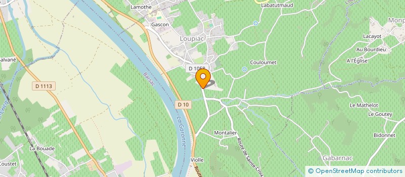 localisation de l'entreprise SCI GAUDIET  LOUPIAC