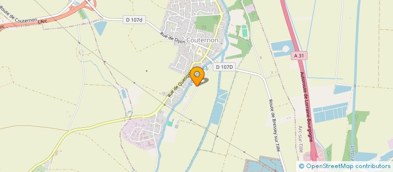 localisation de l'entreprise SCI GAUDILLIERE-RANNOU  COUTERNON