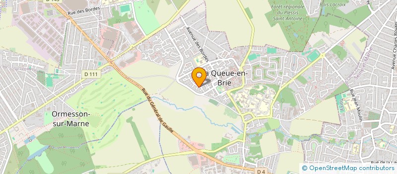 localisation de l'entreprise SCI GAUDIN  LA QUEUE-EN-BRIE