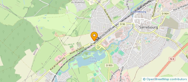 localisation de l'entreprise SCI GAUDIOSI à SARREBOURG