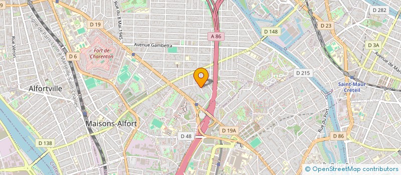 localisation de l'entreprise SCI GAUDIUM à MAISONS-ALFORT