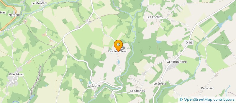 localisation de l'entreprise SCI GAUDON  CHENIERS