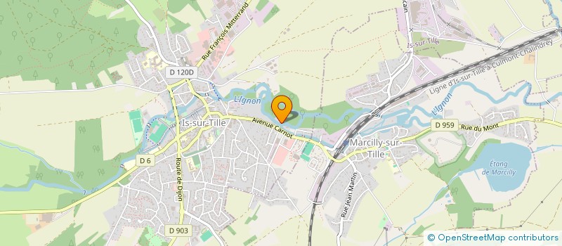 localisation de l'entreprise SCI GAUDOU  IS-SUR-TILLE