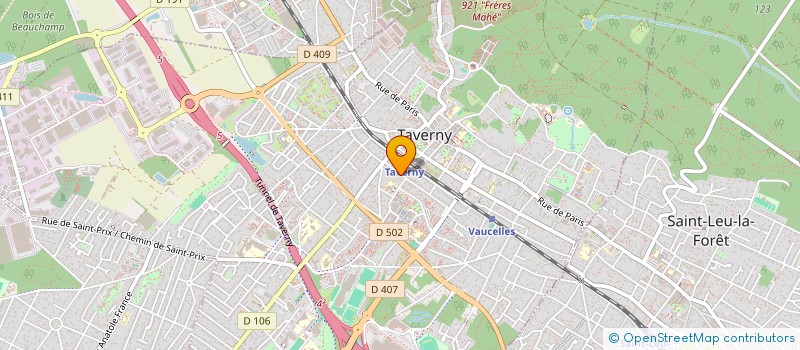 localisation de l'entreprise SCI GAUDRY  TAVERNY