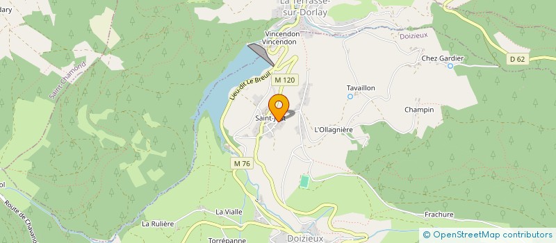 localisation de l'entreprise SCI GAUDRY  DOIZIEUX