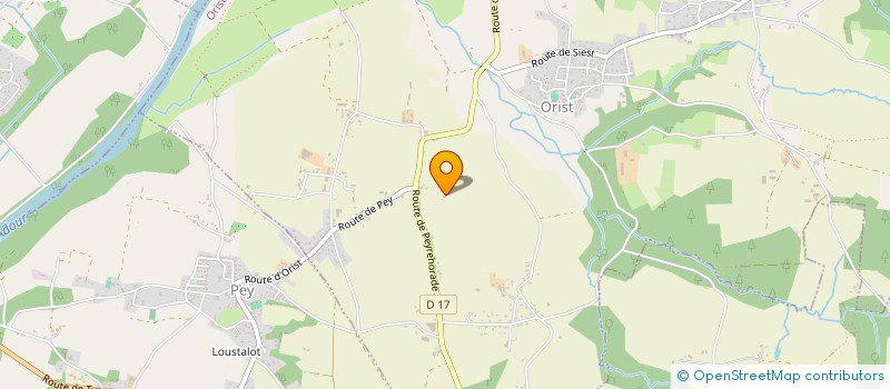 localisation de l'entreprise SCI GAUDU  ORIST