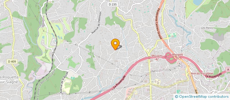 localisation de l'entreprise SCI GAUFRE à MOUGINS