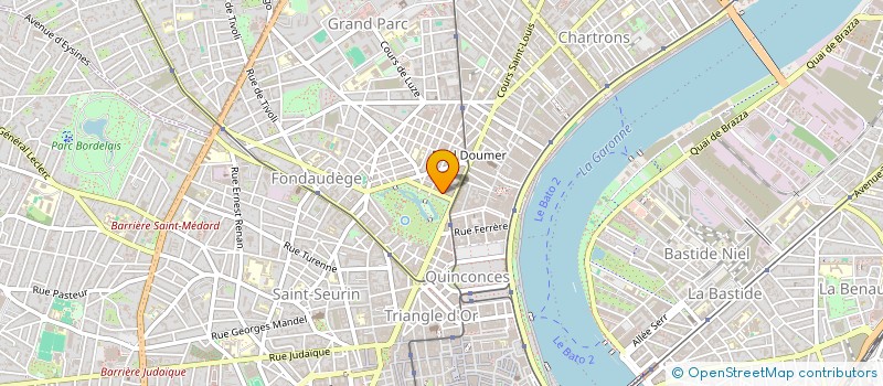 localisation de l'entreprise SCI GAUGUIN à BORDEAUX