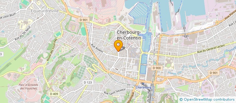 localisation de l'entreprise SCI GAUGUIN à CHERBOURG-EN-COTENTIN
