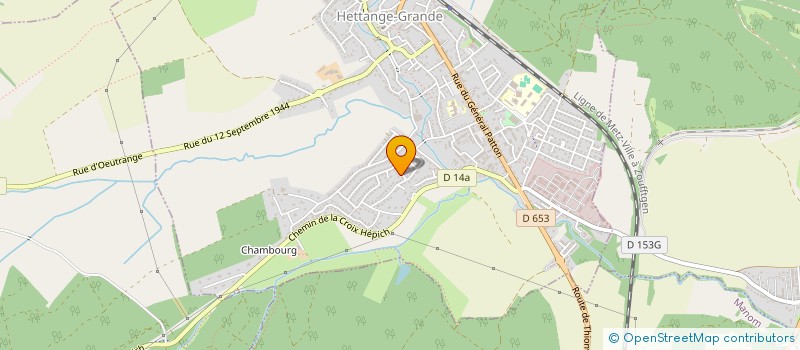 localisation de l'entreprise SCI GAUGUIN  HETTANGE-GRANDE