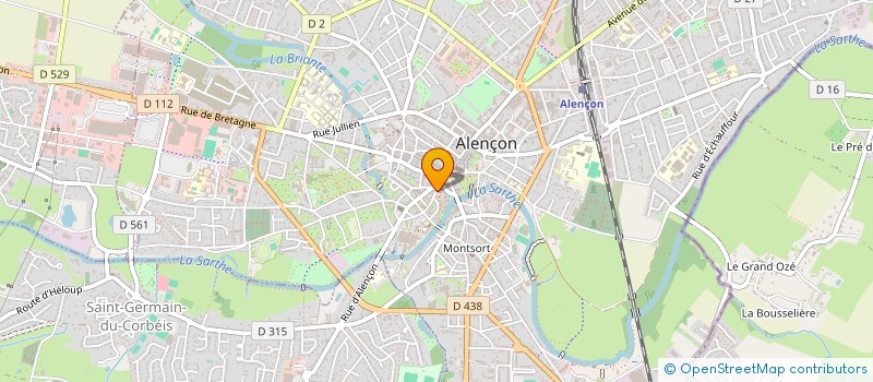 localisation de l'entreprise SCI GAULARD à ALENCON