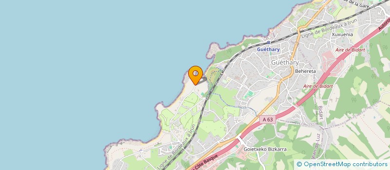 localisation de l'entreprise SCI GAULET LOUFER  SAINT-JEAN-DE-LUZ