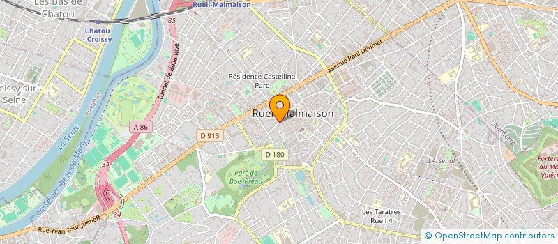 localisation de l'entreprise SCI GAULIER à RUEIL-MALMAISON
