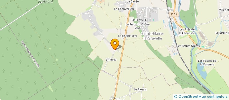 localisation de l'entreprise SCI GAULLIER  BEAUCE LA ROMAINE