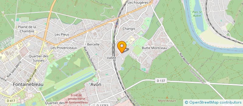 localisation de l'entreprise SCI GAULON à AVON