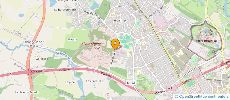 localisation de l'entreprise SCI GAULT à AVRILLE