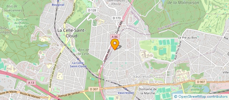 localisation de l'entreprise SCI GAULTAZ à VAUCRESSON