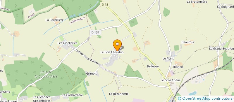 localisation de l'entreprise SCI GAUMA à BROU