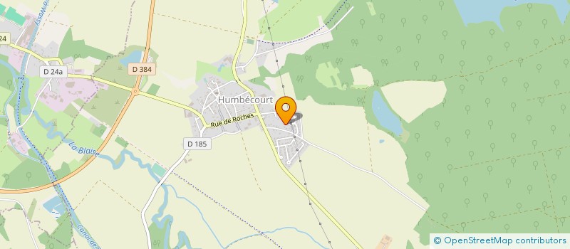 localisation de l'entreprise SCI GAUMAR à HUMBECOURT