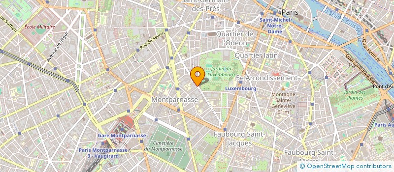 localisation de l'entreprise SCI GAUMARJOS2  PARIS