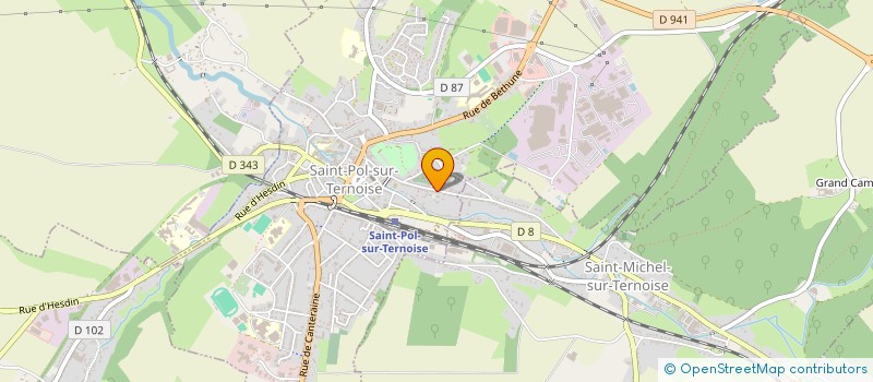 localisation de l'entreprise SCI GAUMART  SAINT-POL-SUR-TERNOISE