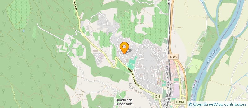 localisation de l'entreprise SCI GAUMON IMMO  BOURG-SAINT-ANDEOL