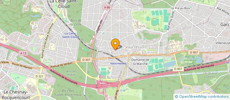 localisation de l'entreprise SCI GAUPHICHON à VAUCRESSON