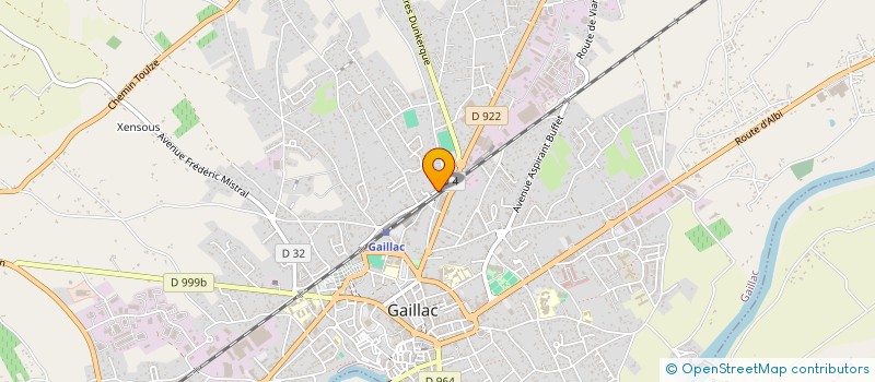 localisation de l'entreprise SCI GAUPRO à GAILLAC