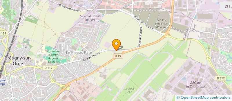 localisation de l'entreprise SCI GAURICHON  LE PLESSIS-PATE