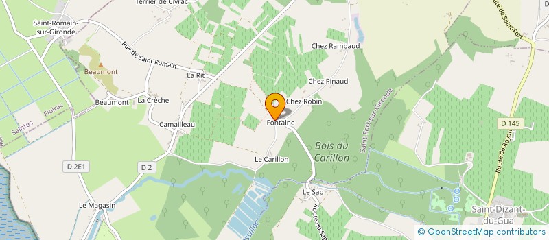 localisation de l'entreprise SCI GAURIER  SAINT-FORT-SUR-GIRONDE