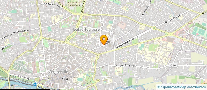 localisation de l'entreprise SCI GAUSSEL BENOIST à PAU