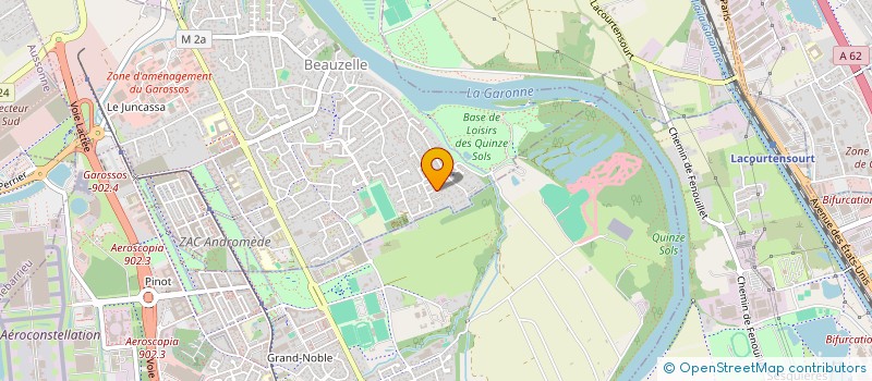 localisation de l'entreprise SCI GAUSSENS - PETAUT  BEAUZELLE