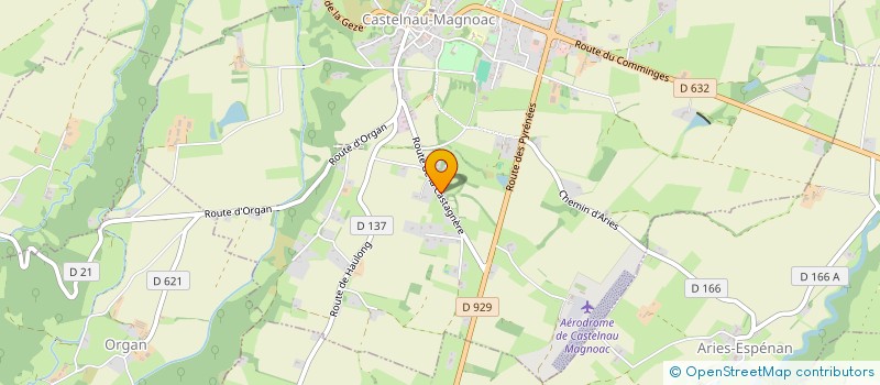 localisation de l'entreprise SCI GAUSSOT  CASTELNAU-MAGNOAC