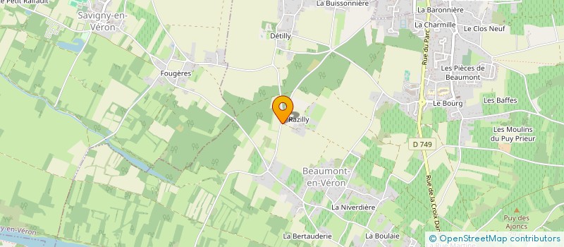 localisation de l'entreprise SCI GAUTARD PATRIMOINE IMMOBILIER  BEAUMONT-EN-VERON