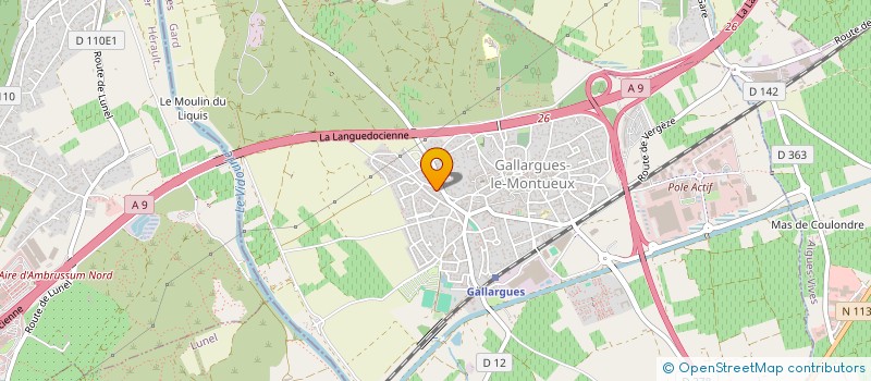 localisation de l'entreprise SCI GAUTHE DE LA MORINIERE  GALLARGUES-LE-MONTUEUX